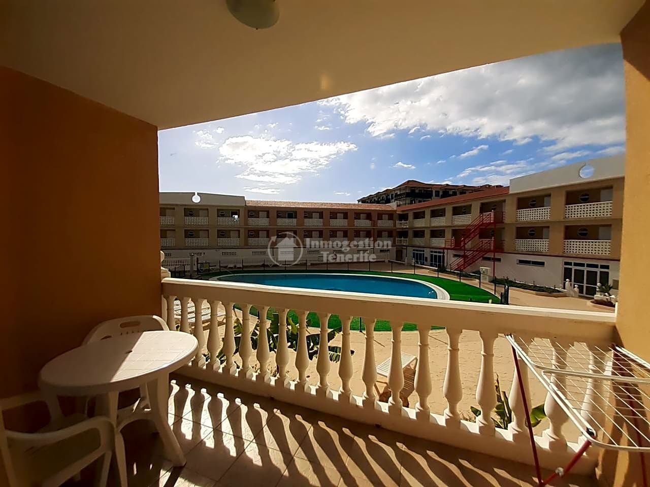 Terraza de Estudio de alquiler en Arona con Amueblado, Balcón y Internet