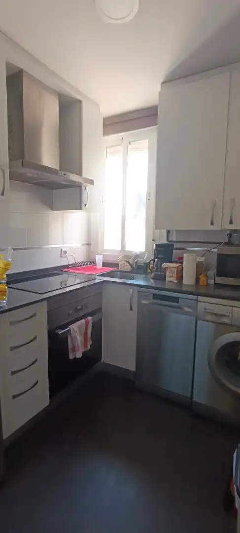 Küche von Wohnung zur Miete in Madrid mit Klimaanlage, Heizung und Möbliert