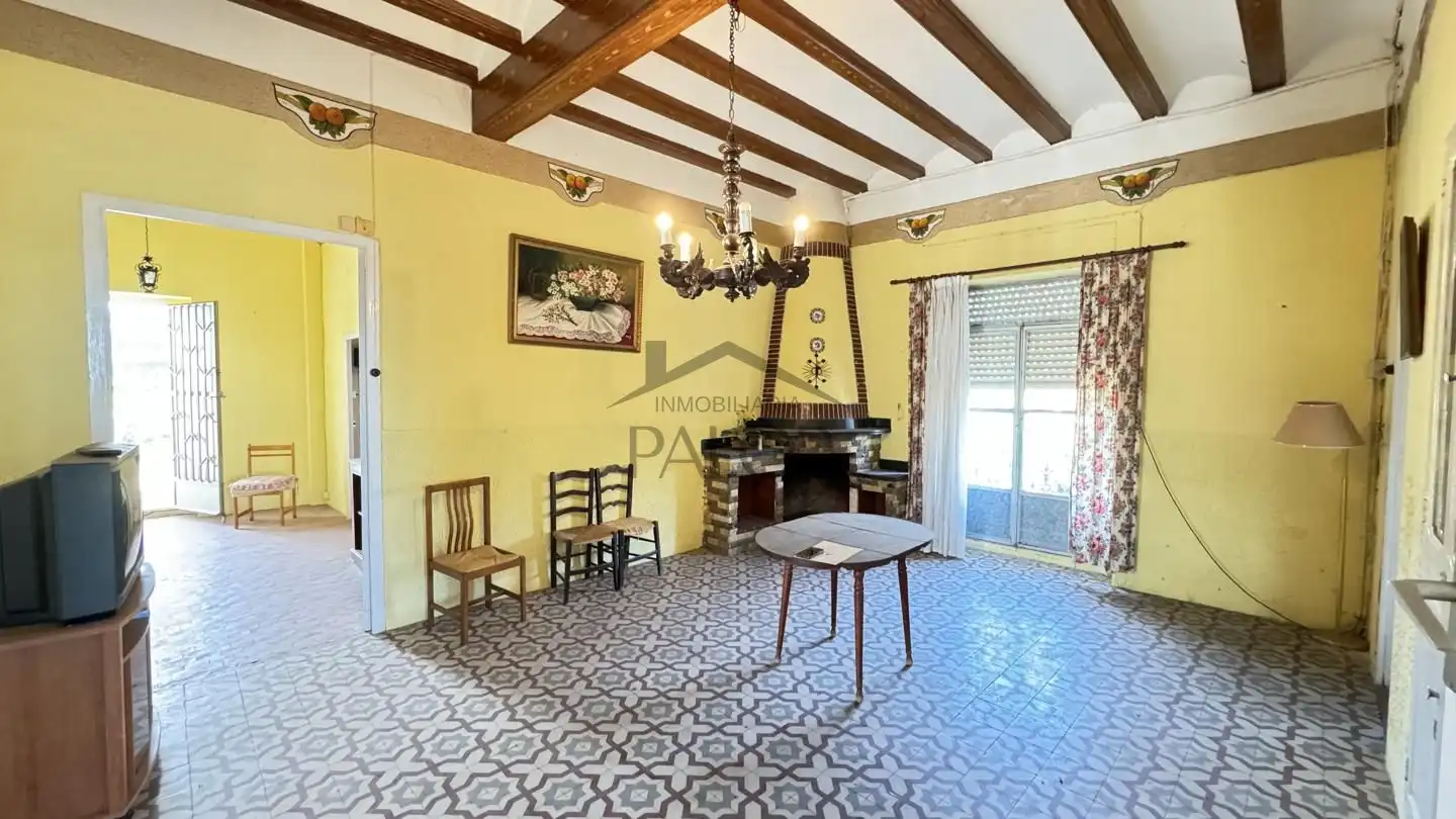 Sala de estar de Finca rústica en venta en Benifairó de la Valldigna con Terraza