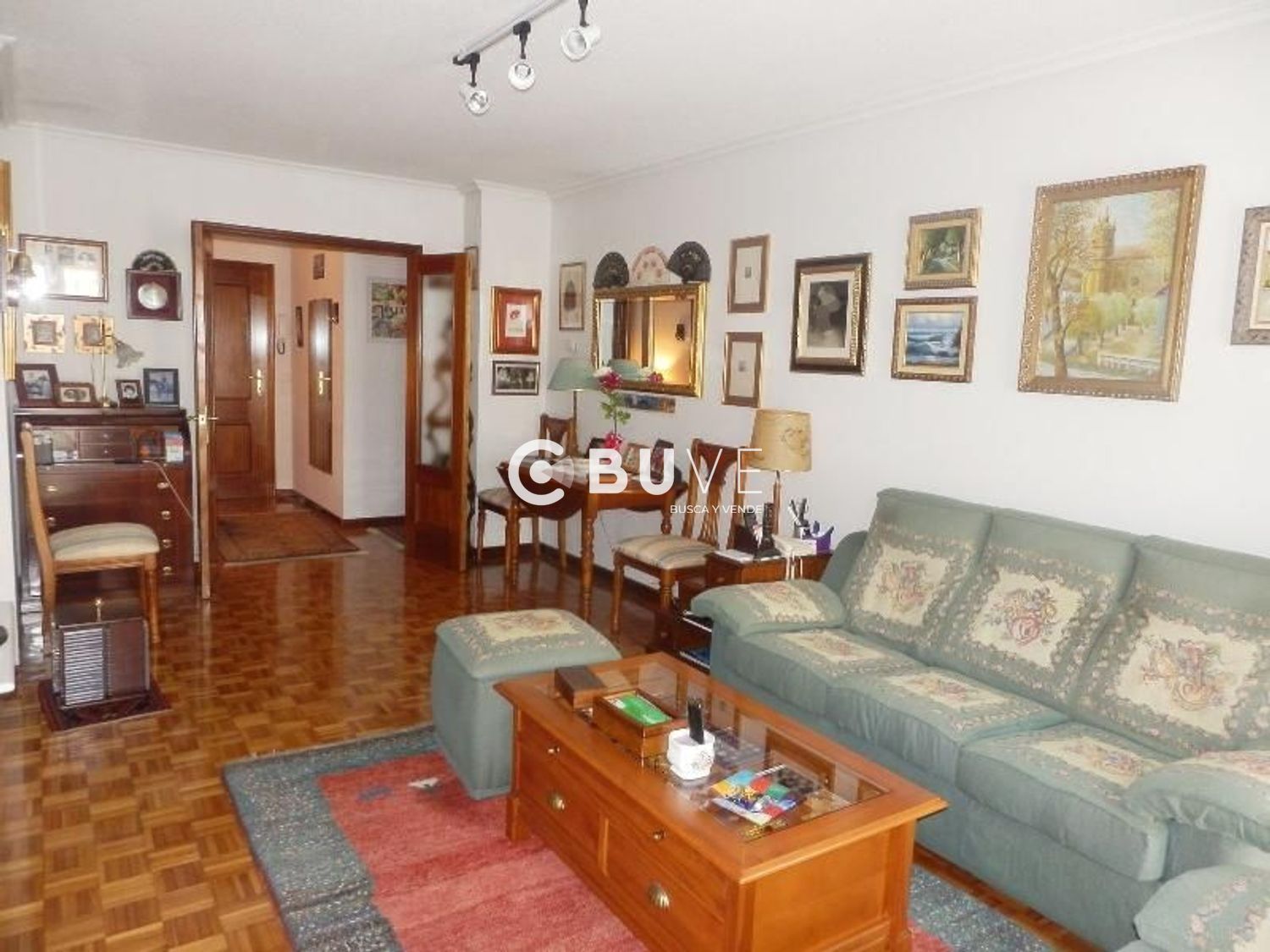 Sala d'estar de Pis en venda en Santander amb Calefacció, Traster i Moblat