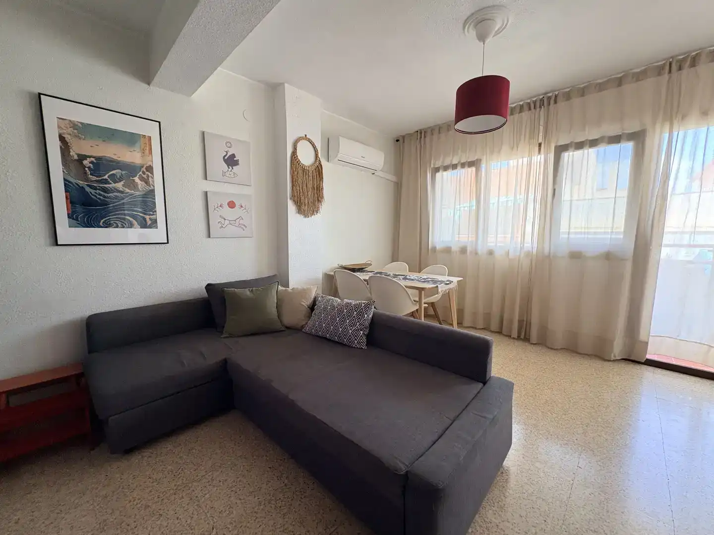 Sala d'estar de Pis en venda en Alicante / Alacant amb Aire condicionat i Balcó