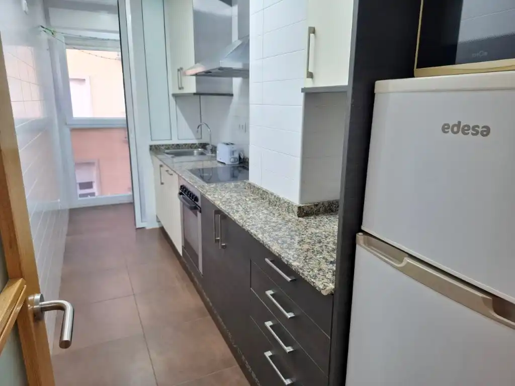 Cocina de Piso en venta en Burela con Calefacción, Trastero y Amueblado