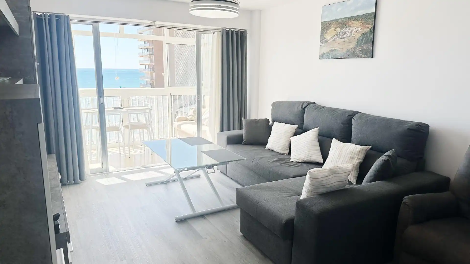 Living room of Apartments for rent in El Campello  with Air Conditioner, Heating and Terrace