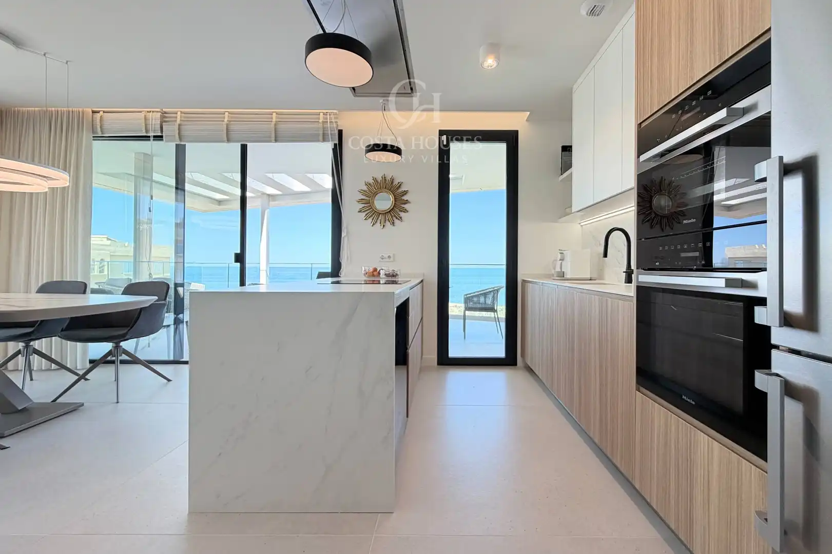 Cocina de Ático en venta en Dénia con Aire acondicionado, Calefacción y Jardín privado