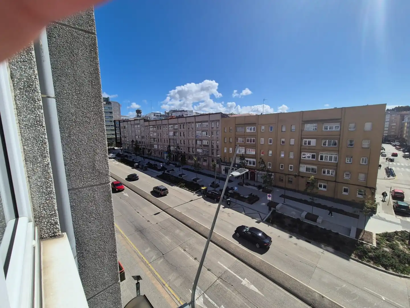 Vista exterior de Piso de alquiler en A Coruña Capital  con Calefacción y Amueblado
