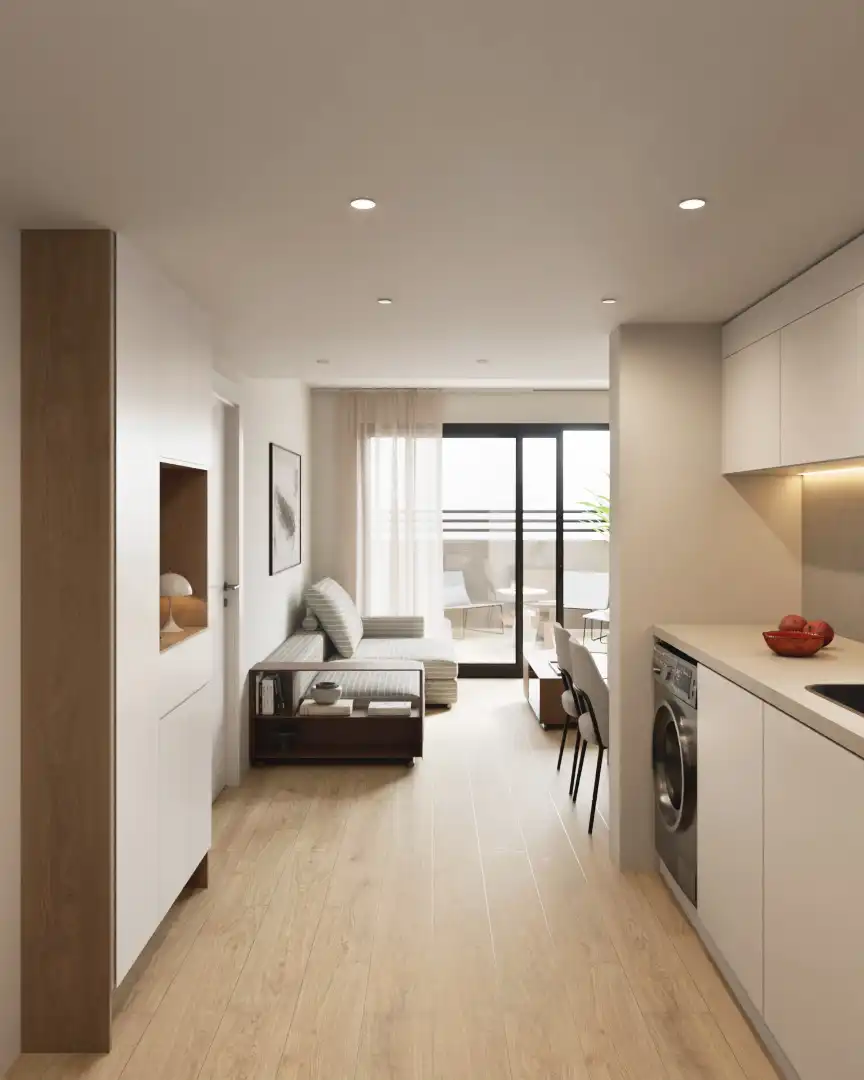 Sala de estar de Ático en venta en Lleida con Aire acondicionado, Calefacción y Parquet