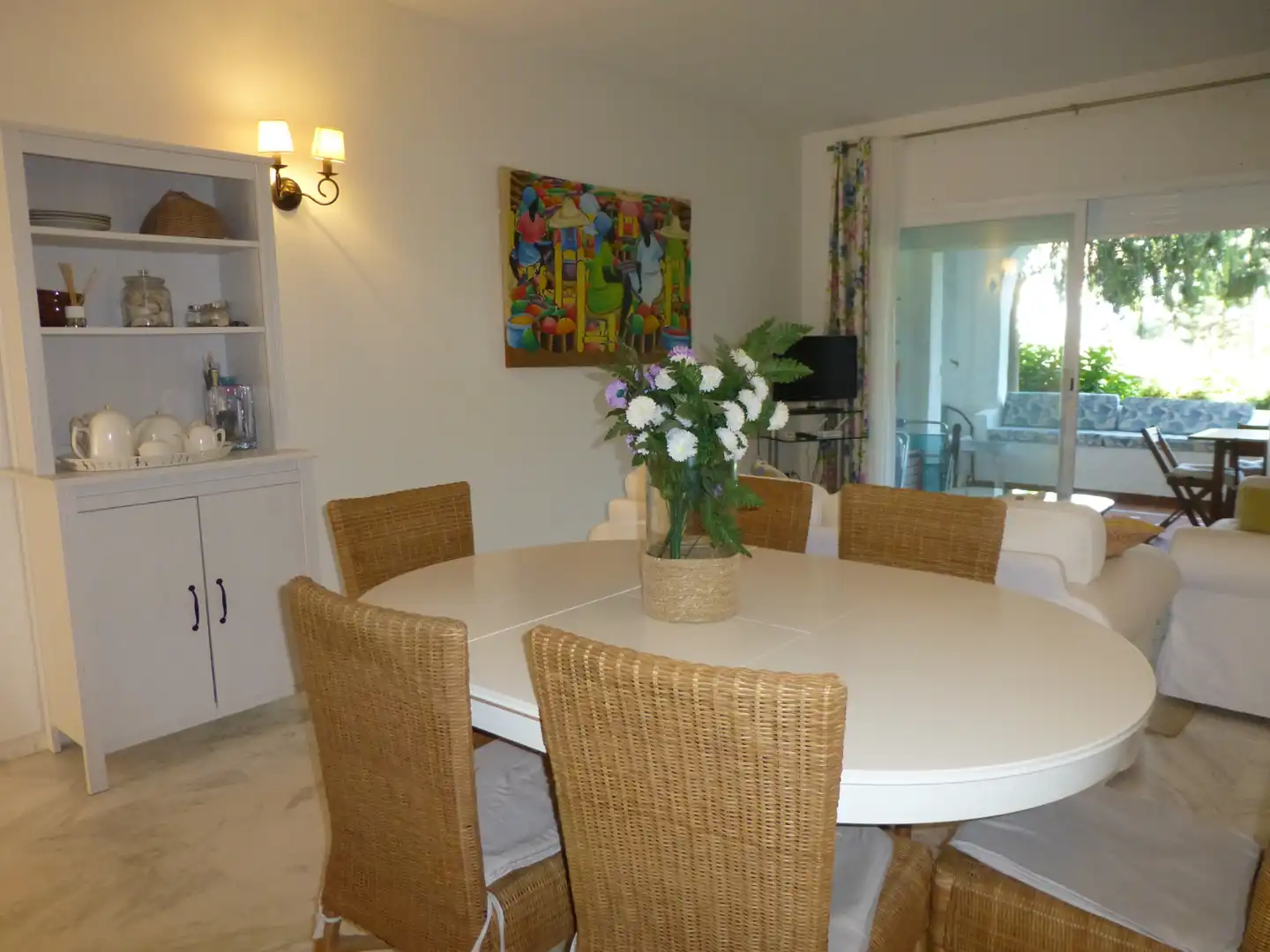 Dining room of Ground floor for sale in Rota  with Air Conditioner, Private garden and Terrace