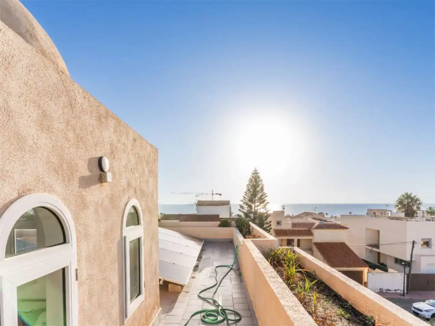 Vista exterior de Piso en venta en Garrucha con Aire acondicionado, Jardín privado y Trastero