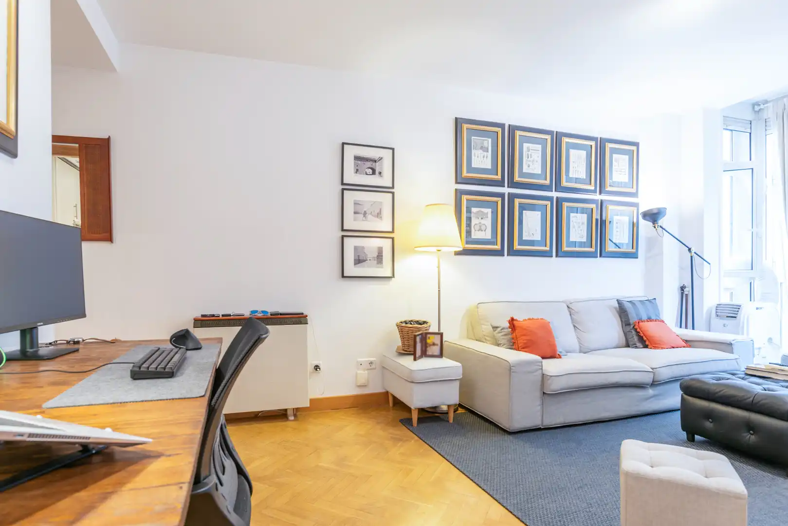 Sala d'estar de Apartament en venda en Barrio de Salamanca