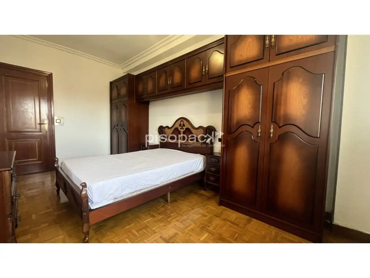 Bedroom of Flat for sale in  Pamplona / Iruña  with Heating, Parquet flooring and Alarm