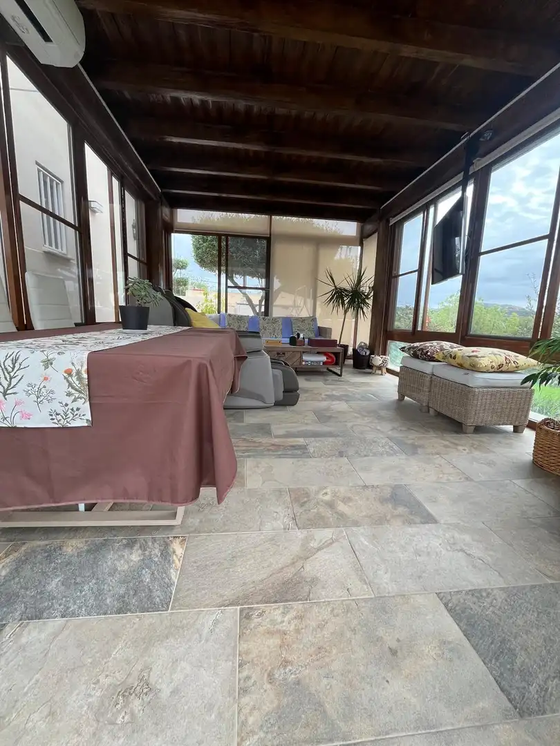 Terrasse von Haus oder Chalet zum Verkauf in Castellón de la Plana / Castelló de la Plana mit Klimaanlage, Schwimmbad und Möbliert