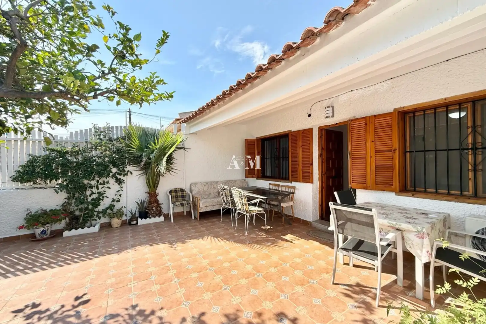 Terrace of Houses for rent in San Javier  with Air Conditioner, Heating and Private garden