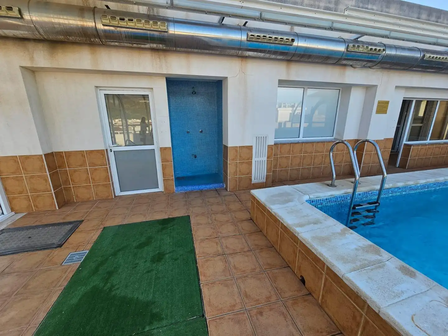 Swimming pool of Flat for sale in Simat de la Valldigna  with Air Conditioner, Private garden and Balcony