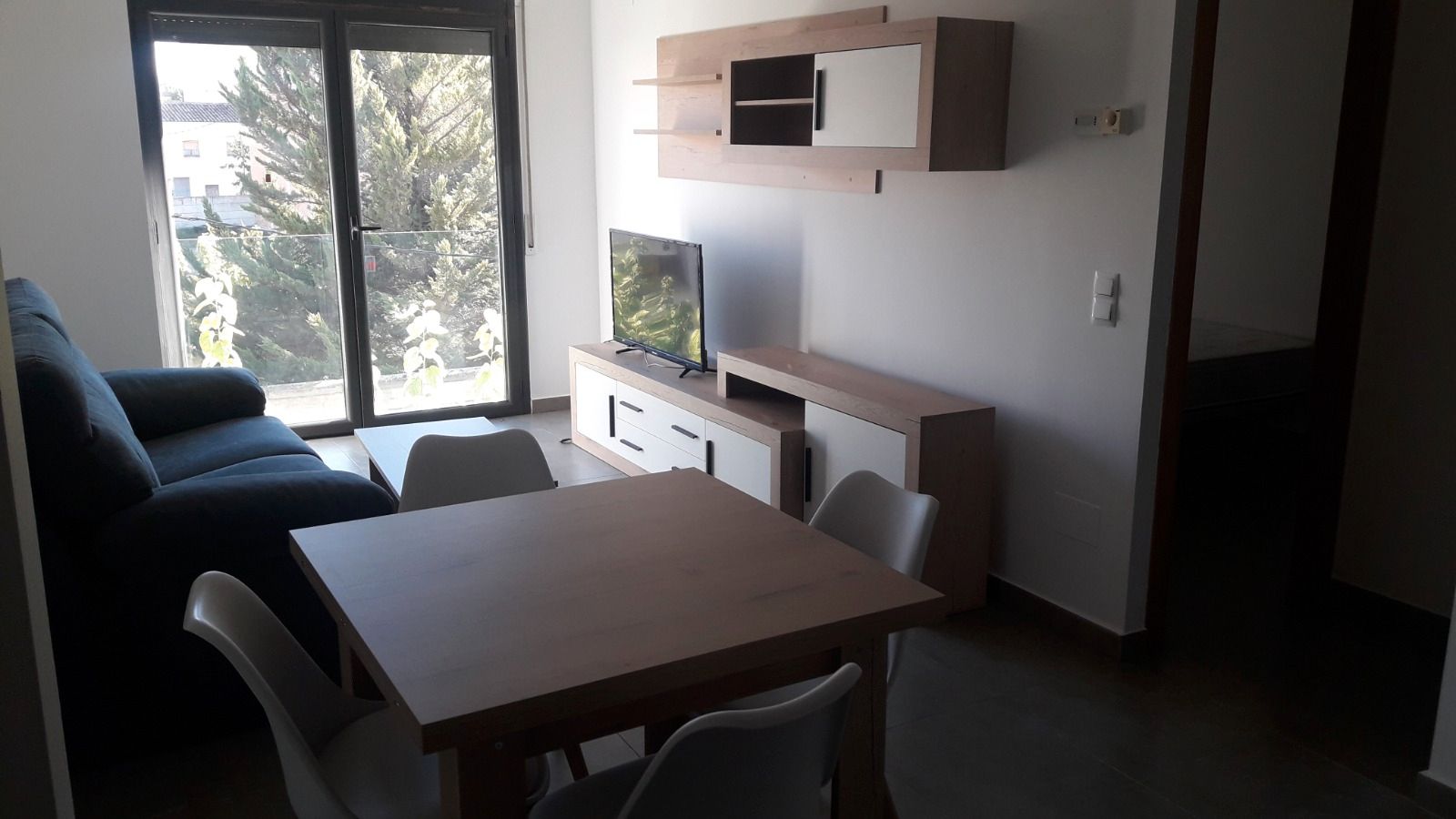 Sala d'estar de Apartament de lloguer en Tàrrega amb Calefacció, Moblat i Forn