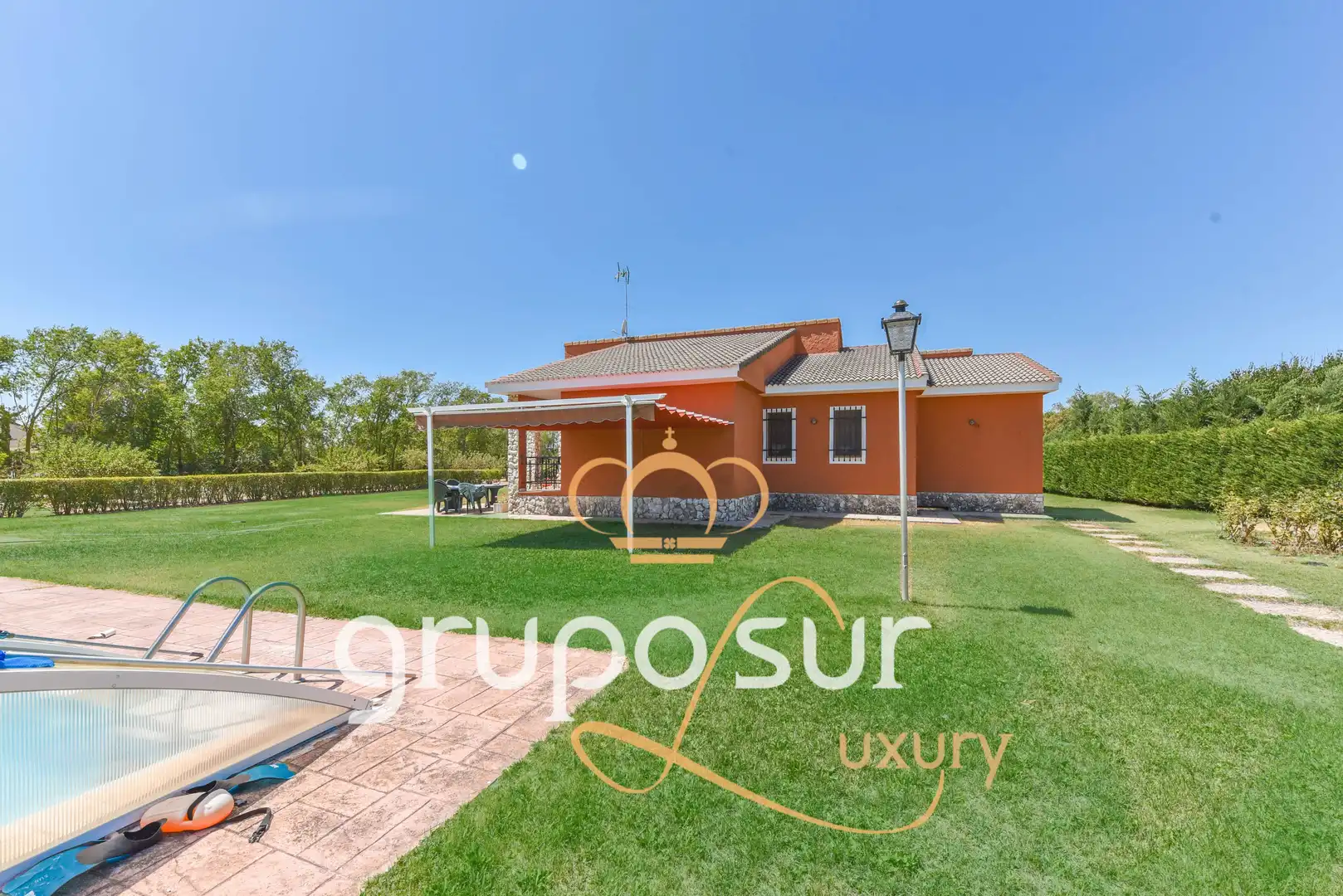Jardín de Casa o chalet en venta en Trigueros del Valle con Calefacción, Jardín privado y Terraza