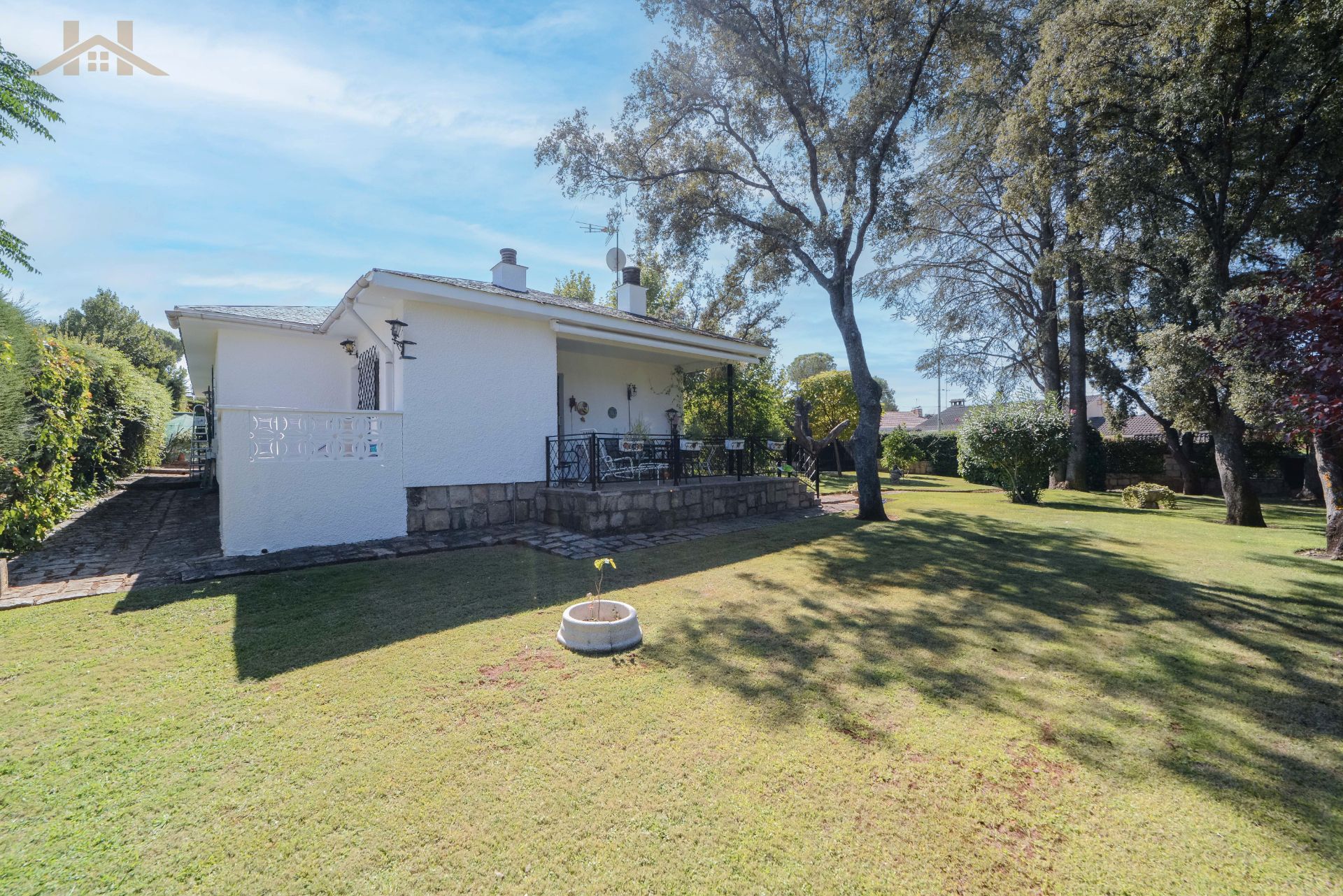 Garden of House or chalet for sale in Villa del Prado  with Air Conditioner, Heating and Private garden