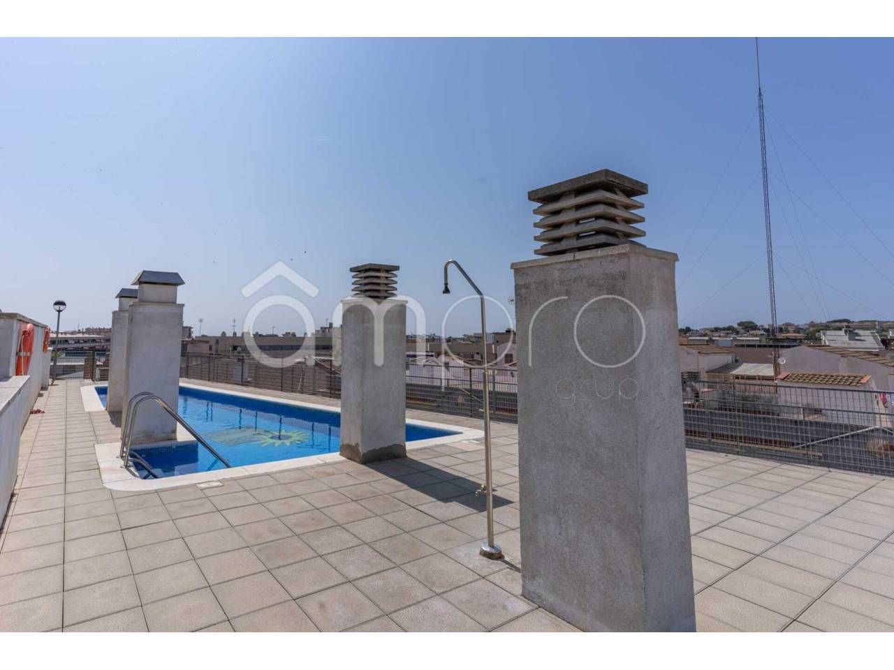 Swimming pool of Flat for sale in Torredembarra  with Air Conditioner, Heating and Parquet flooring