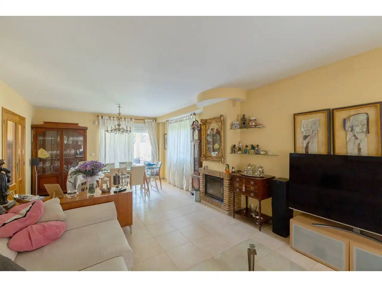 Living room of Houses for sale in Riba-roja de Túria  with Heating, Private garden and Terrace
