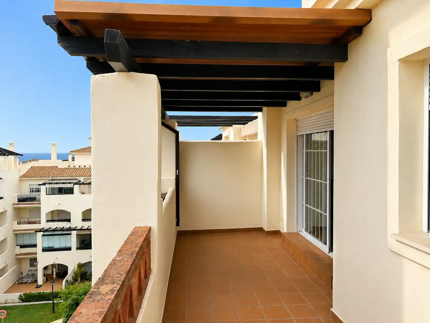 Terrasse von Wohnung zur Miete in Manilva mit Terrasse, Möbliert und Ofen