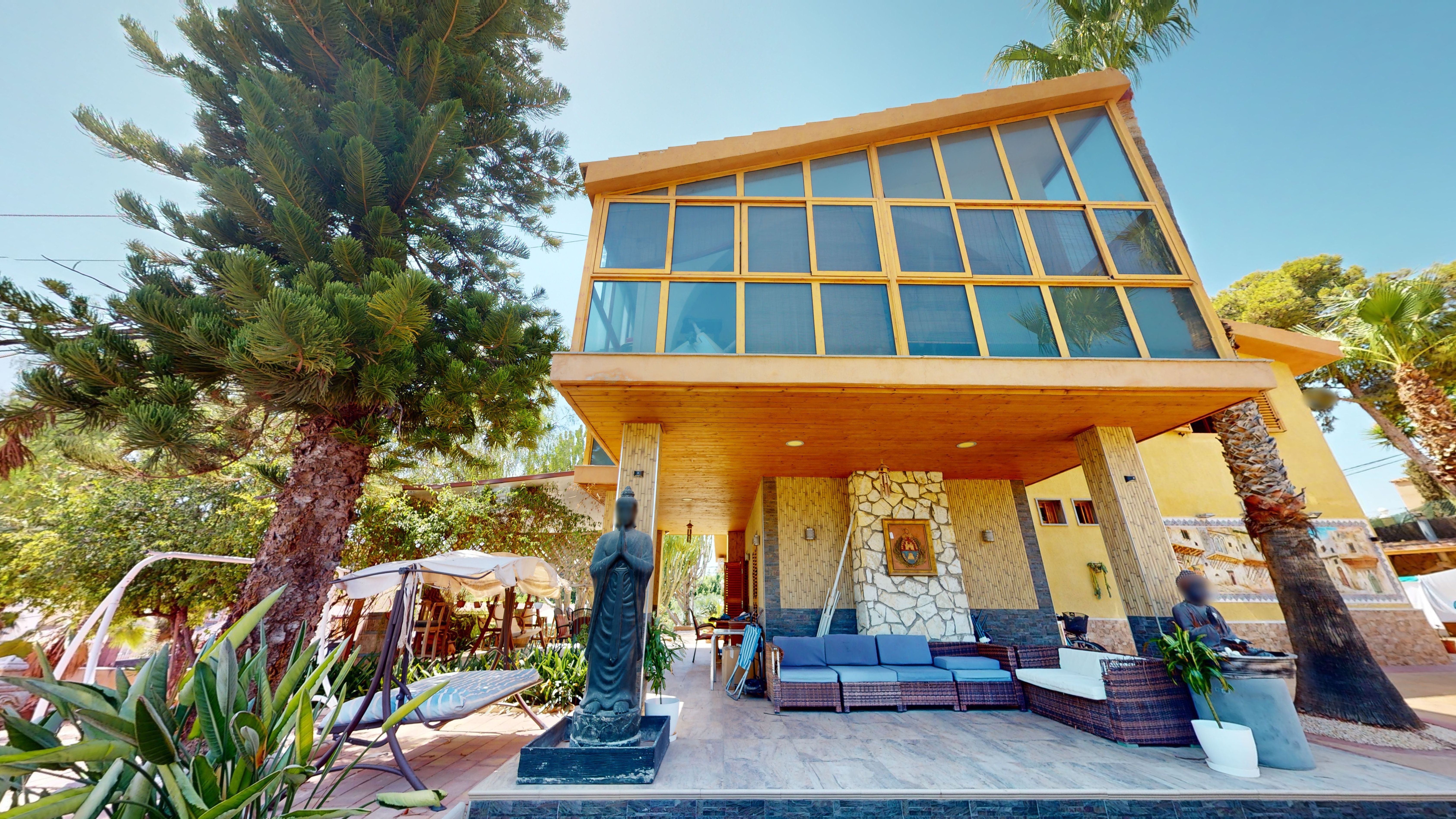 Exterior view of House or chalet for sale in Elche / Elx  with Air Conditioner, Private garden and Storage room
