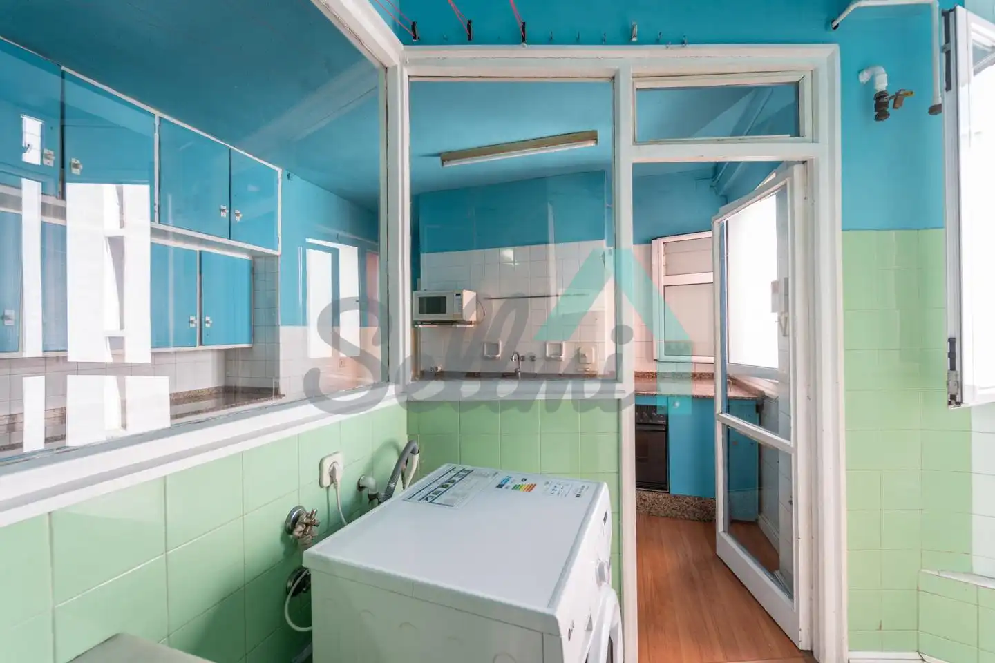 Cocina de Piso en venta en Oviedo  con Calefacción, Parquet y Terraza