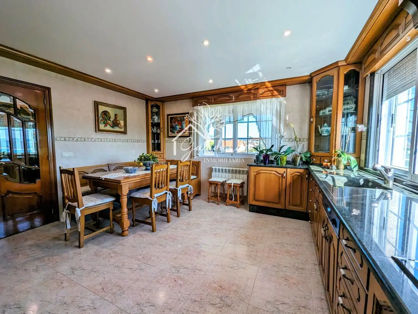 Kitchen of Houses for sale in Ferrol  with Heating, Parquet flooring and Terrace