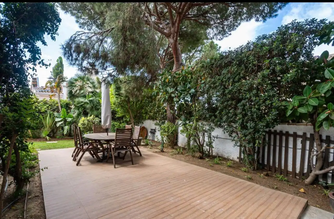 Terraza de Casa o chalet de alquiler en Marbella con Aire acondicionado, Calefacción y Jardín privado