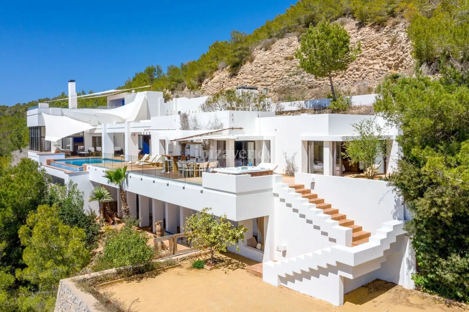 Vista exterior de Casa o chalet de alquiler en Eivissa con Aire acondicionado, Calefacción y Piscina