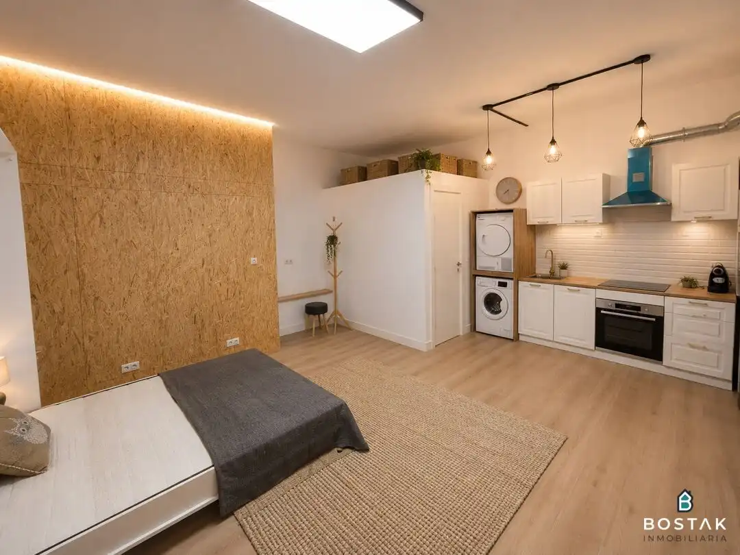 Schlafzimmer von Geschaftsraum zum Verkauf in Bilbao  mit Möbliert
