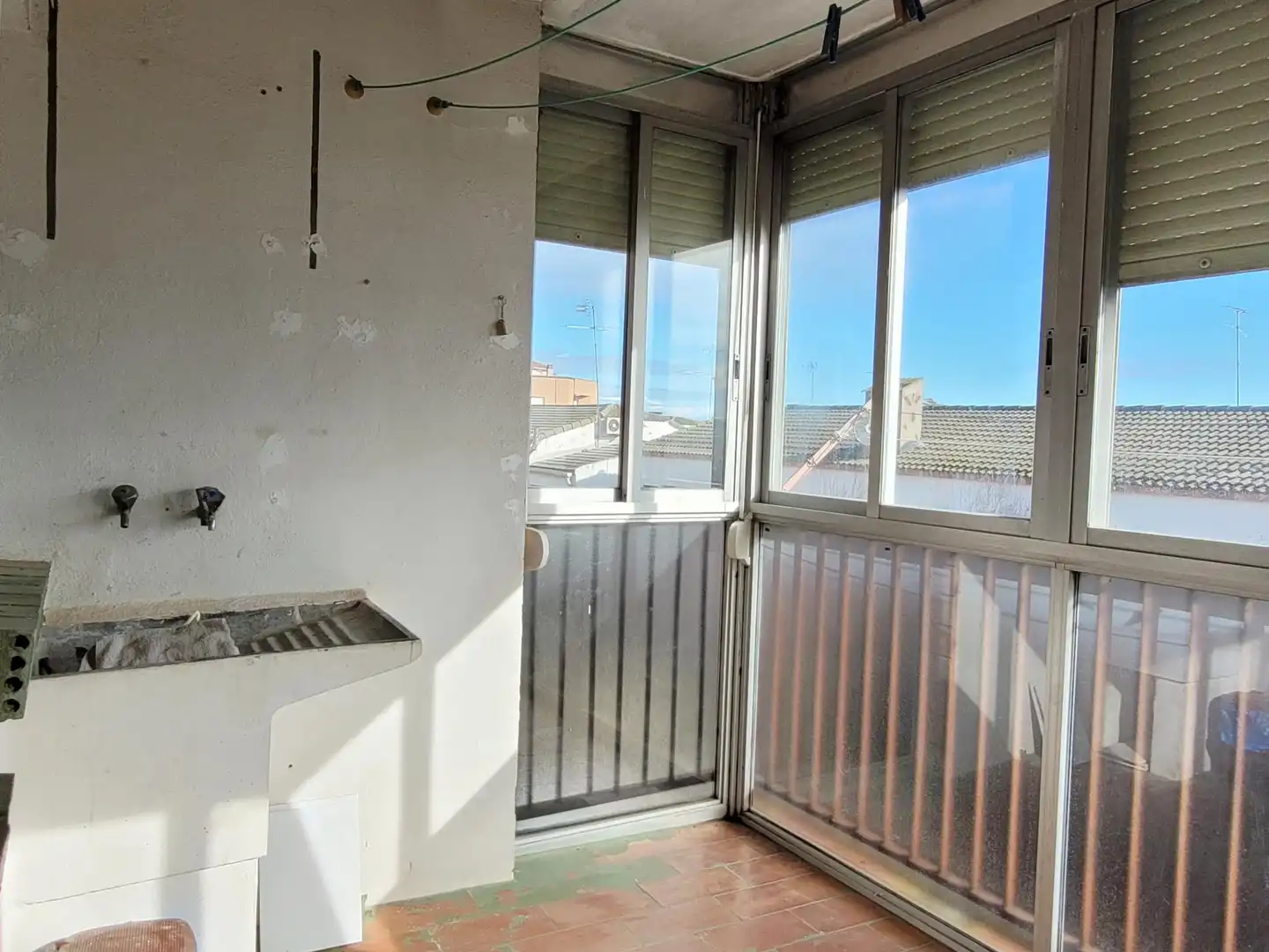 Terrasse von Wohnung zum Verkauf in Linyola