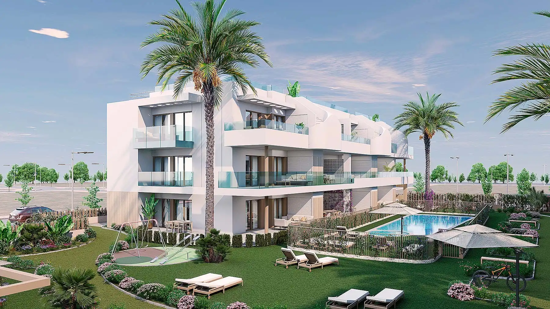 Apartamento con piscina en venta en Pilar de la Horadada ciudad