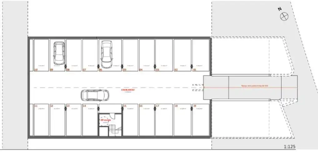 Parking of Flat for sale in Palamós  with Heating, Private garden and Terrace