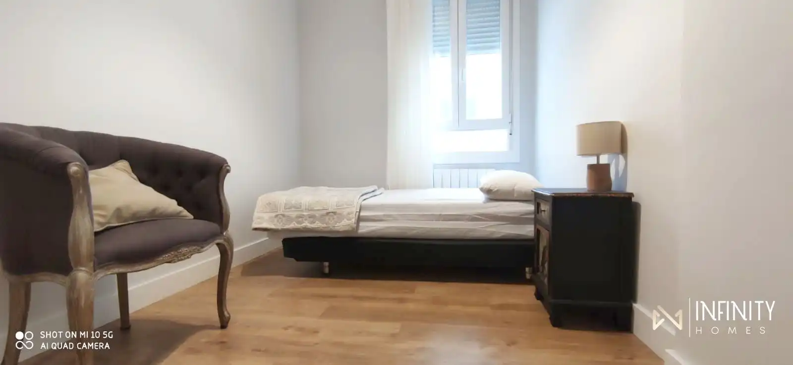 Schlafzimmer von Wohnung zur Miete in Bilbao  mit Heizung