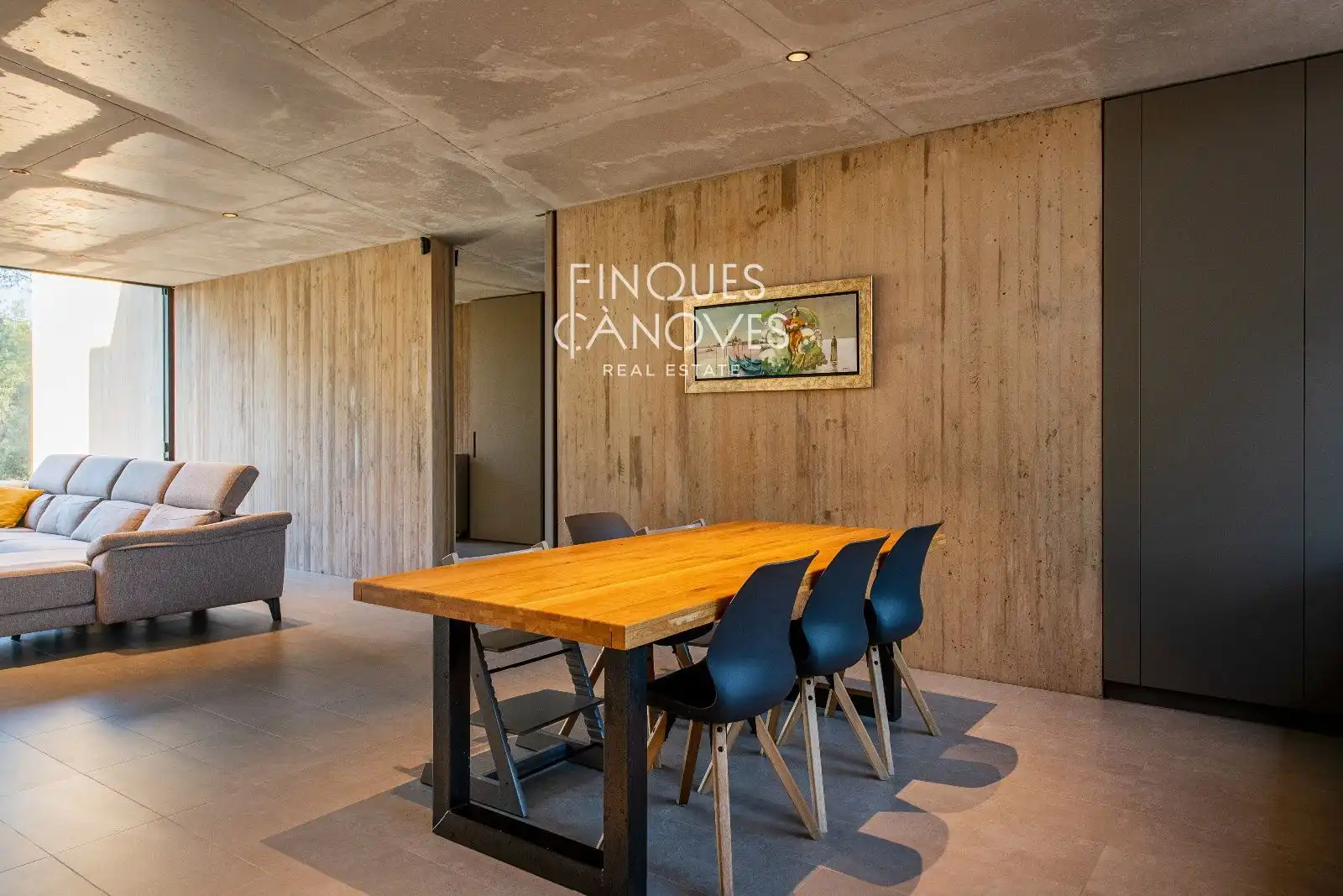 Comedor de Casa adosada en venta en Sant Julià de Ramis con Aire acondicionado, Calefacción y Piscina