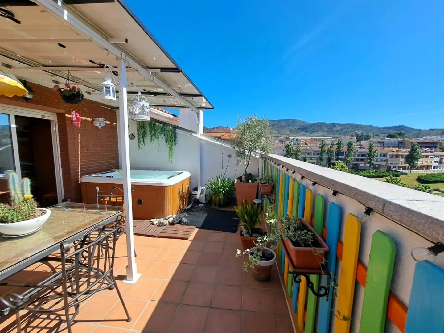 Terraza de Dúplex en venta en Olesa de Montserrat con Aire acondicionado, Calefacción y Jardín privado