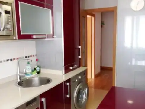 Küche von Wohnung zur Miete in Santander mit Möbliert, Ofen und Waschmaschine