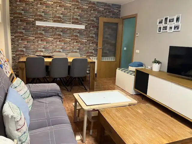 Living room of Flat for sale in Fraga  with Air Conditioner, Heating and Furnished
