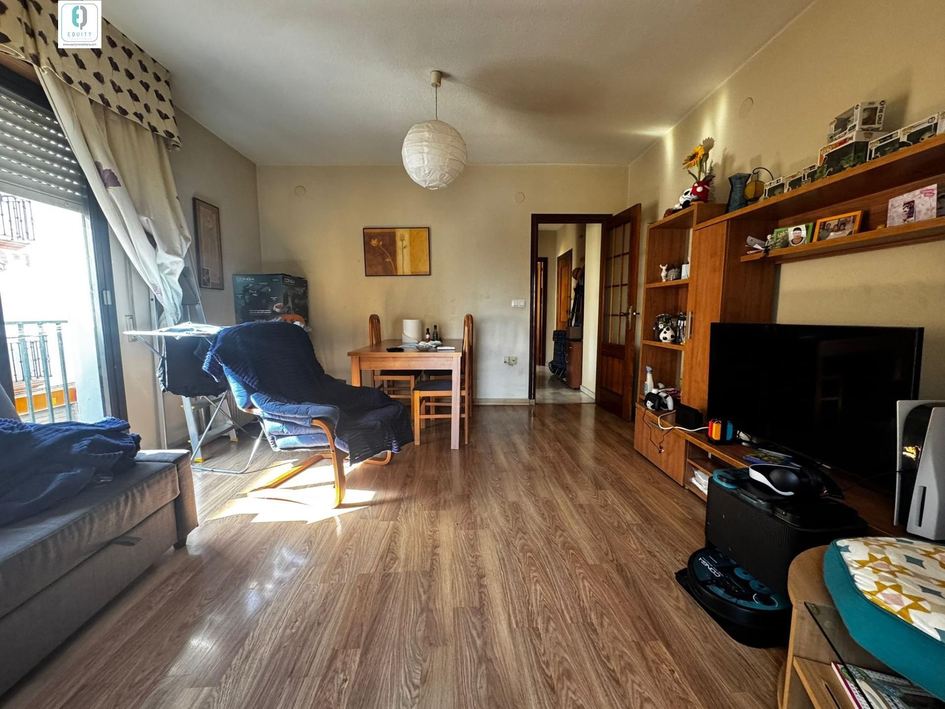 Living room of Flat for sale in Armilla  with Terrace and Balcony