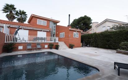 Swimming pool of Single-family semi-detached for sale in Els Pallaresos  with Air Conditioner, Heating and Private garden