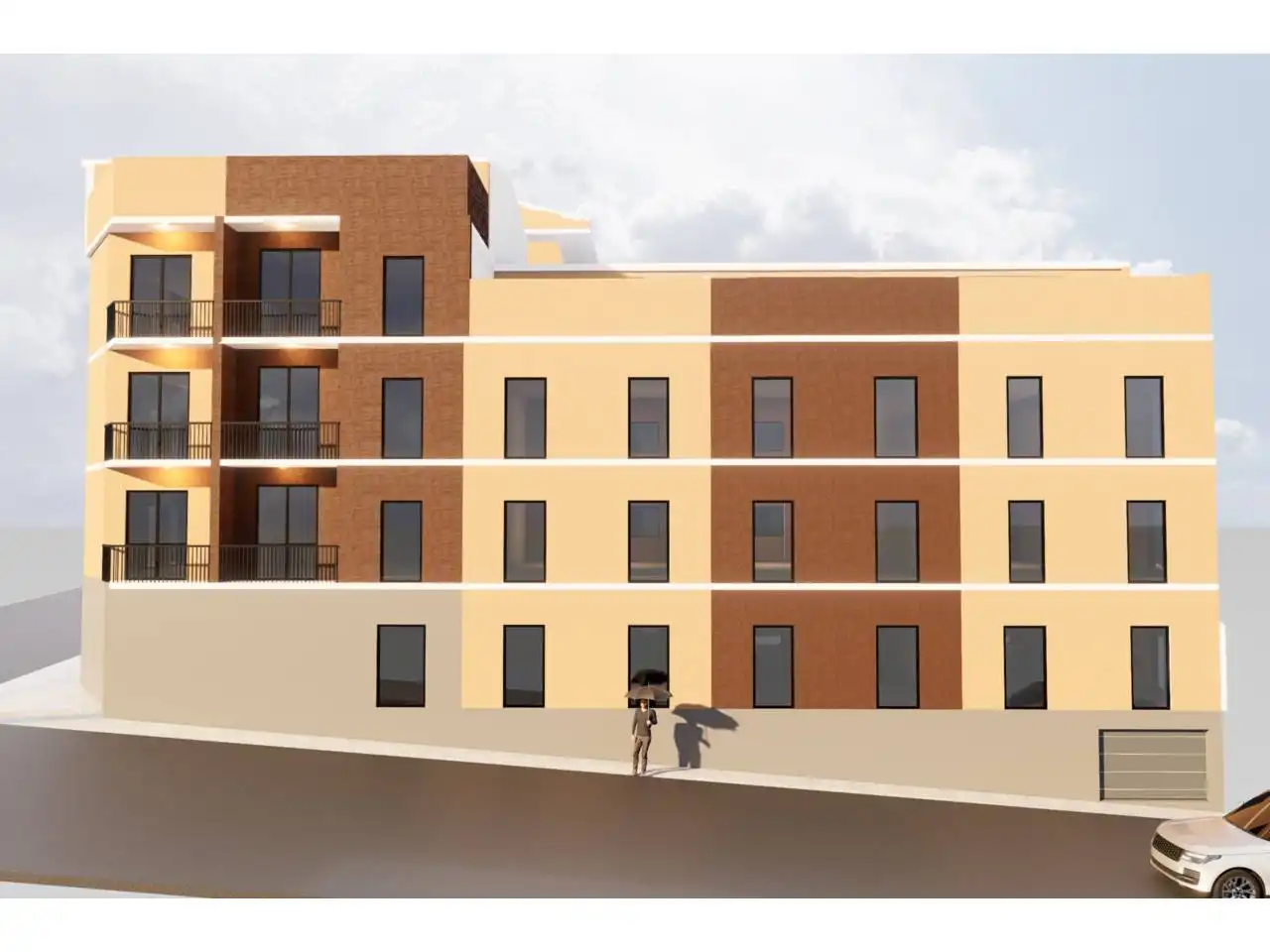Vista exterior de Piso en venta en La Roca del Vallès con Aire acondicionado, Calefacción y Parquet