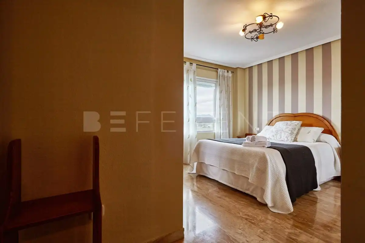Bedroom of Apartments for rent in El Campello  with Air Conditioner, Heating and Private garden