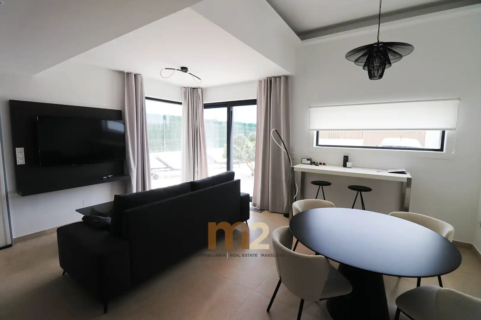 Sala de estar de Casa o chalet en venta en Guardamar del Segura con Aire acondicionado, Calefacción y Jardín privado