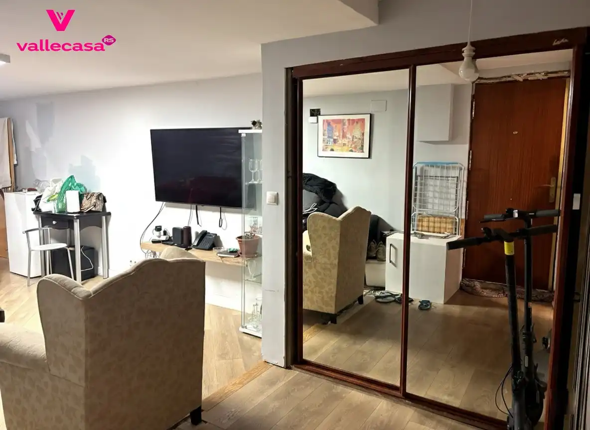 Sala de estar de Casa adosada en venta en Madrid con Aire acondicionado, Parquet y Terraza