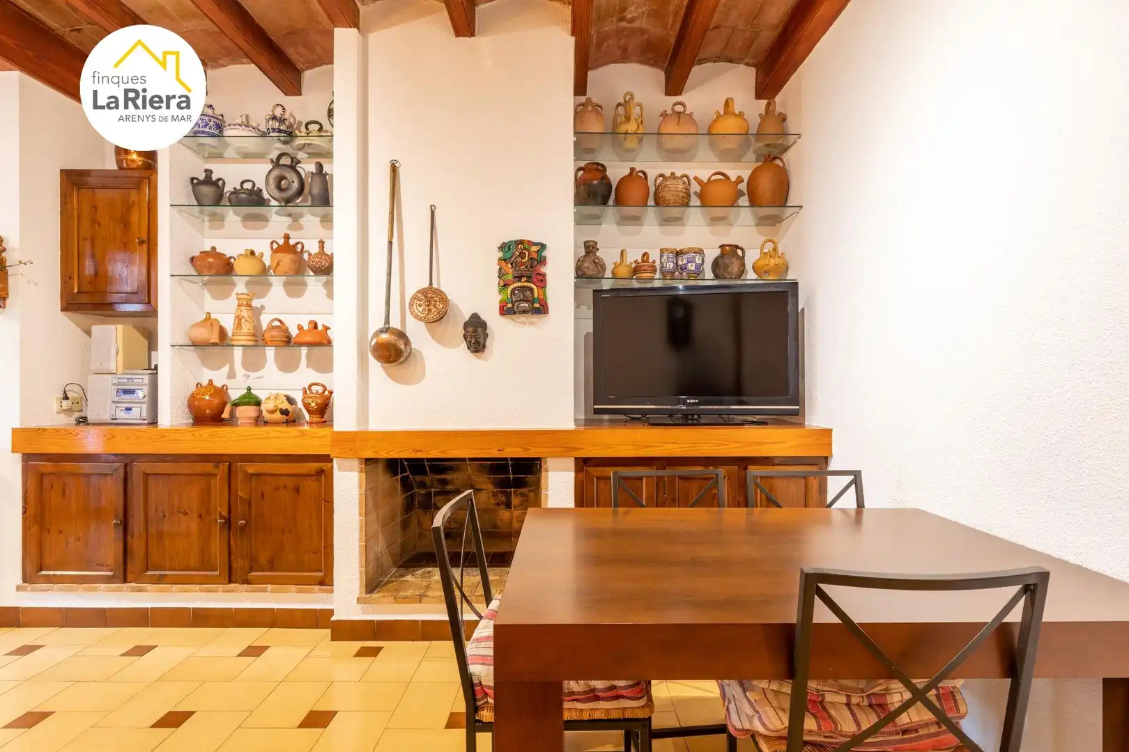 Comedor de Casa o chalet en venta en Arenys de Mar con Calefacción, Terraza y Trastero