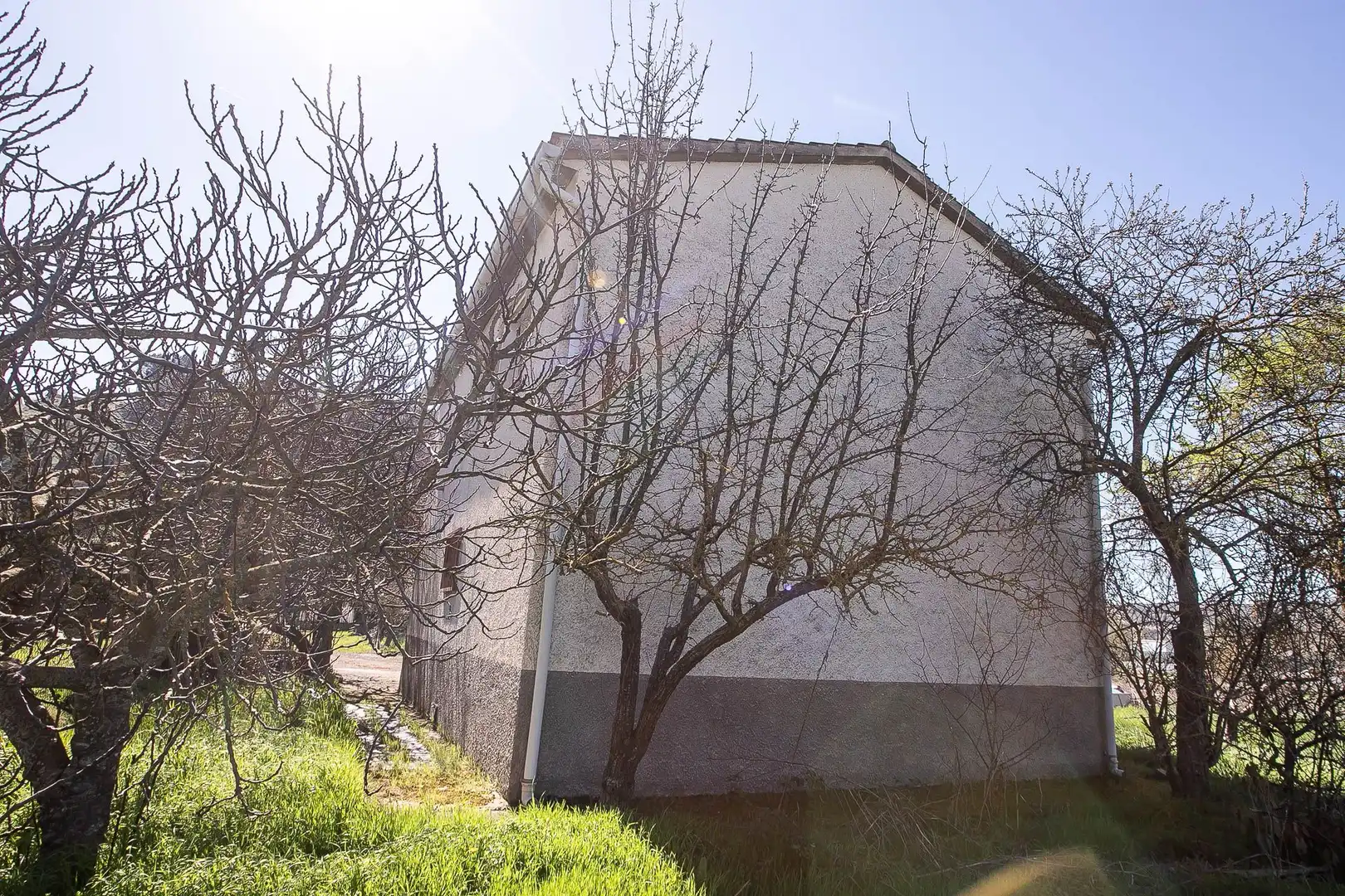 Vista exterior de Finca rústica en venda en Mendigorria amb Calefacció, Traster i Piscina