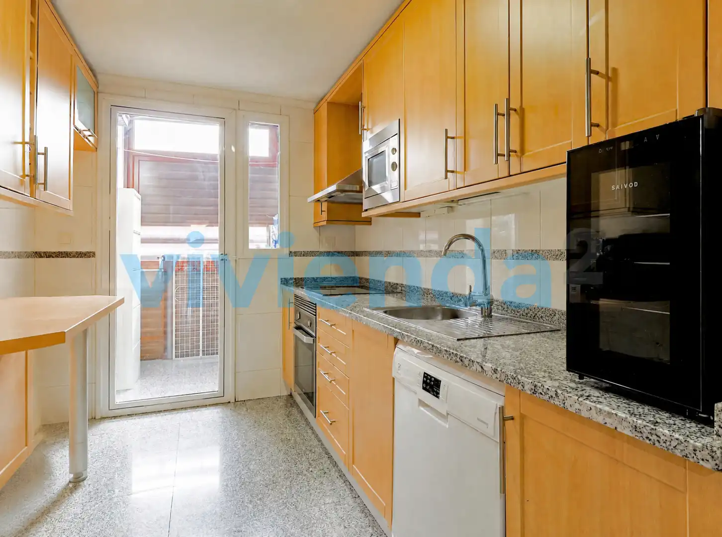 Kitchen of Flat for sale in Madrid  with Air Conditioner, Heating and Storage room