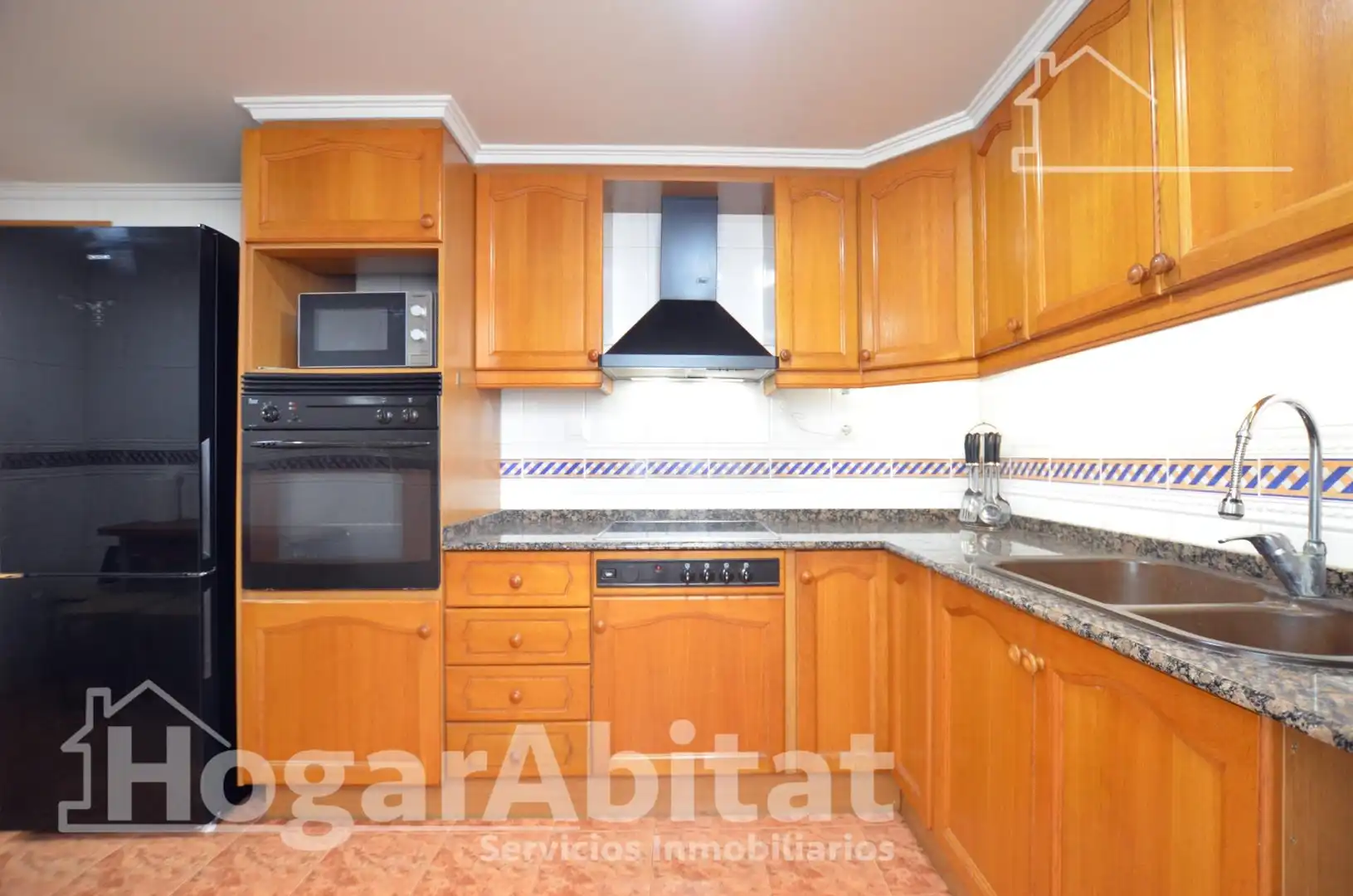 Cocina de Piso en venta en Tavernes de la Valldigna con Aire acondicionado, Calefacción y Trastero