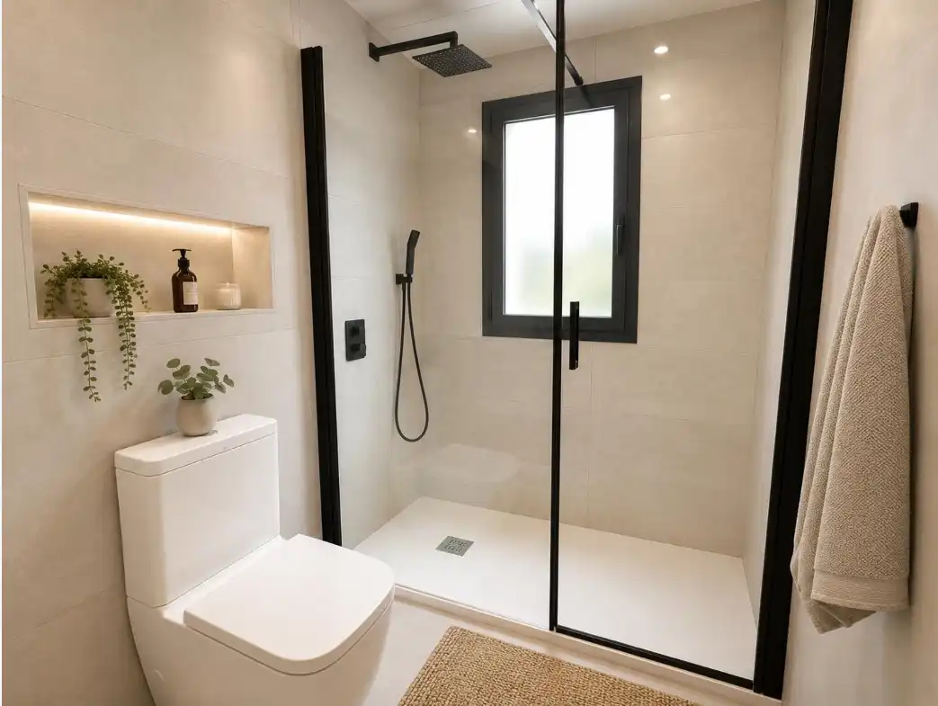 Baño de Casa adosada en venta en Vilanova i la Geltrú con Aire acondicionado, Terraza y Horno