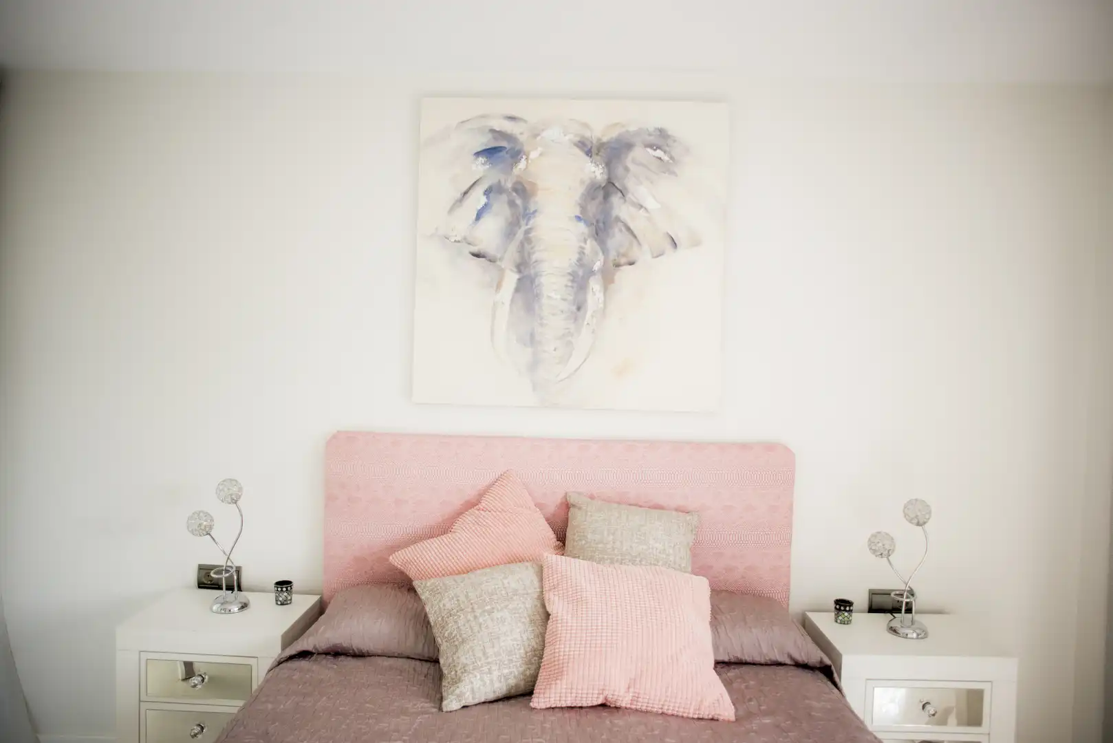 Bedroom of Houses for rent in Estepona  with Air Conditioner, Private garden and Swimming Pool