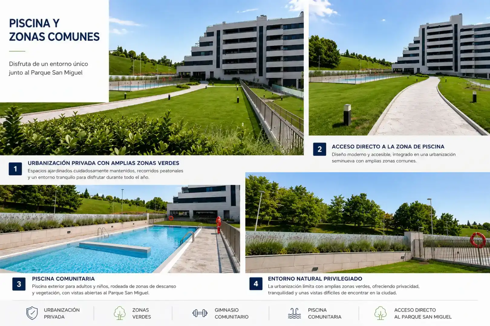 Exterior view of Flat for sale in  Logroño  with Air Conditioner, Swimming Pool and Balcony